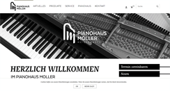Desktop Screenshot of pianohaus-moeller.de